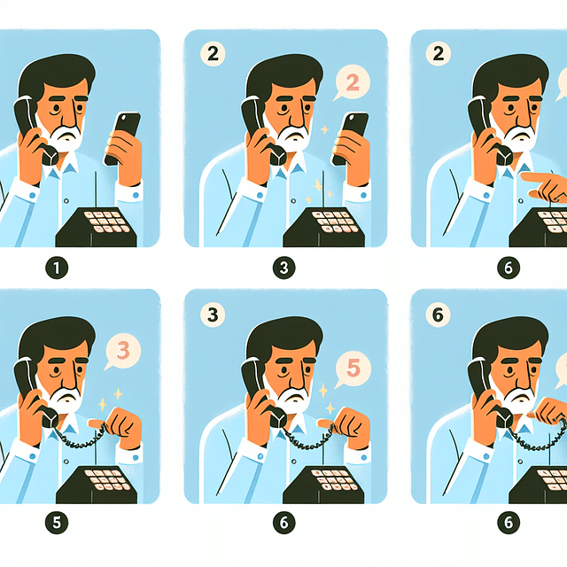 phone call to a bank representative