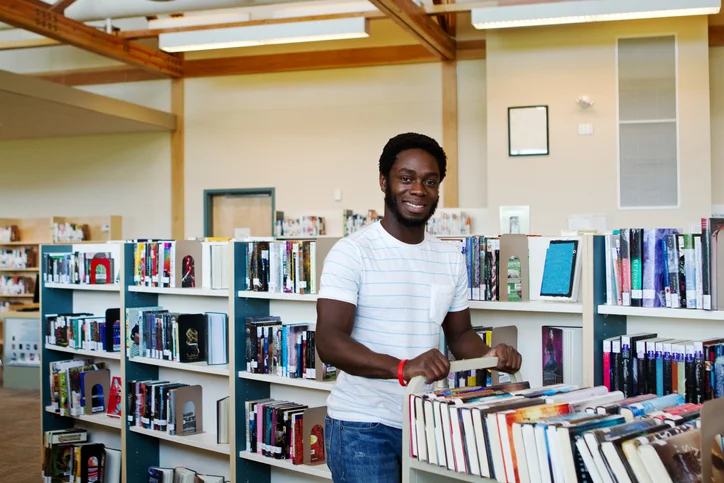 college library assistant job