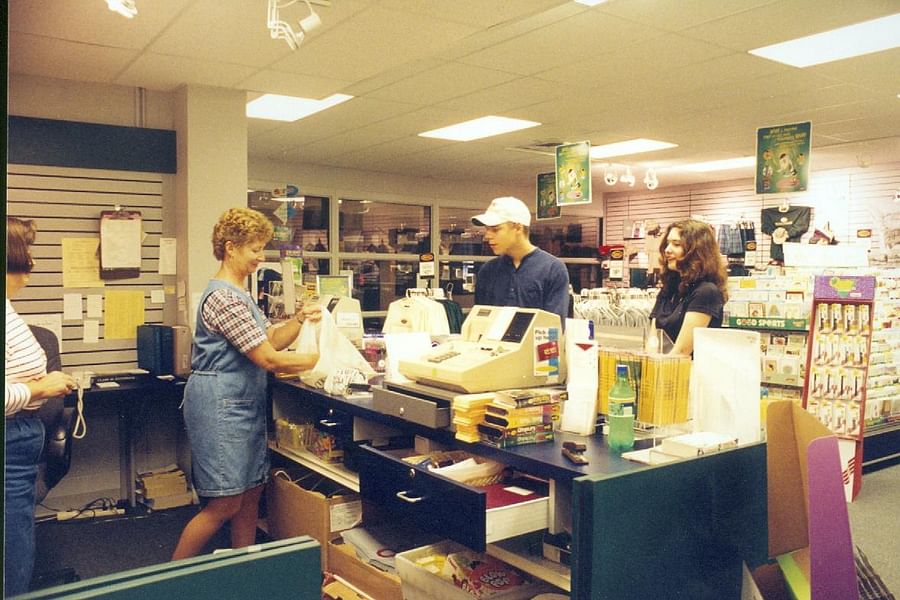 university bookstore clerk