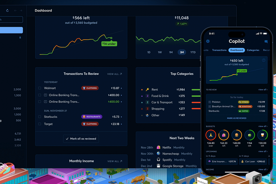 YNAB app screenshots