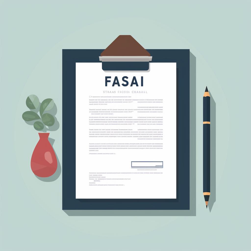 FAFSA form school selection section